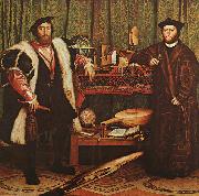 Hans Holbein The Ambassadors oil painting on canvas
